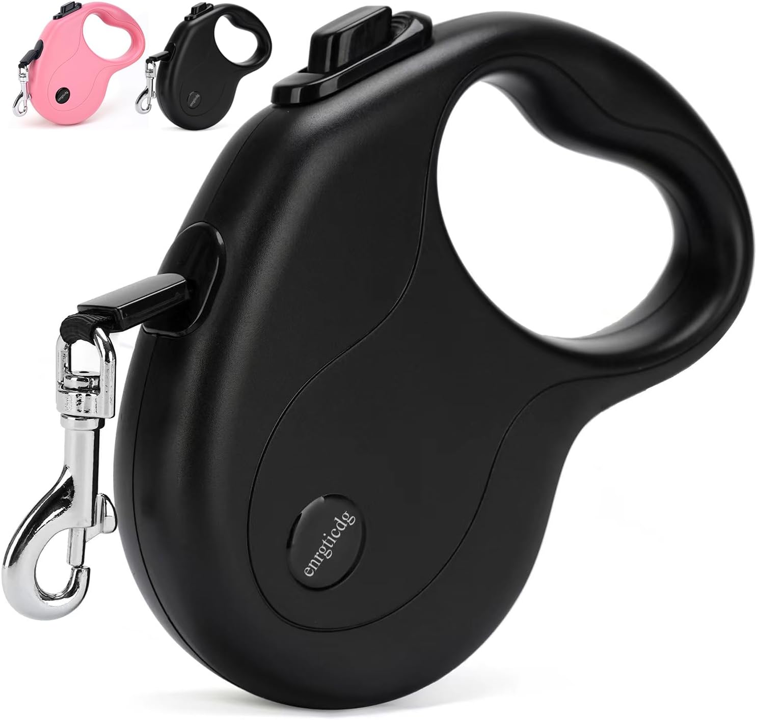 16Ft Retractable Dog Leash,Light Weight Leash for Small to Medium Dogs/Cats Up to 50lbs,Stainless Steel Spring Strong