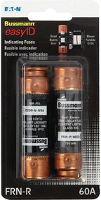 Bussmann 60A FRN-R Heavy-Duty Time Delay Fuse (2-Pack) - 1 Each