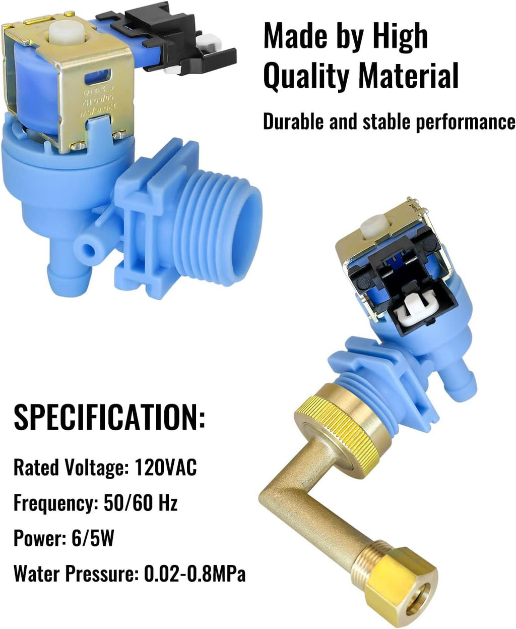 Dishwasher Water Inlet Valve Replace W10648041 W10195048 W11175771