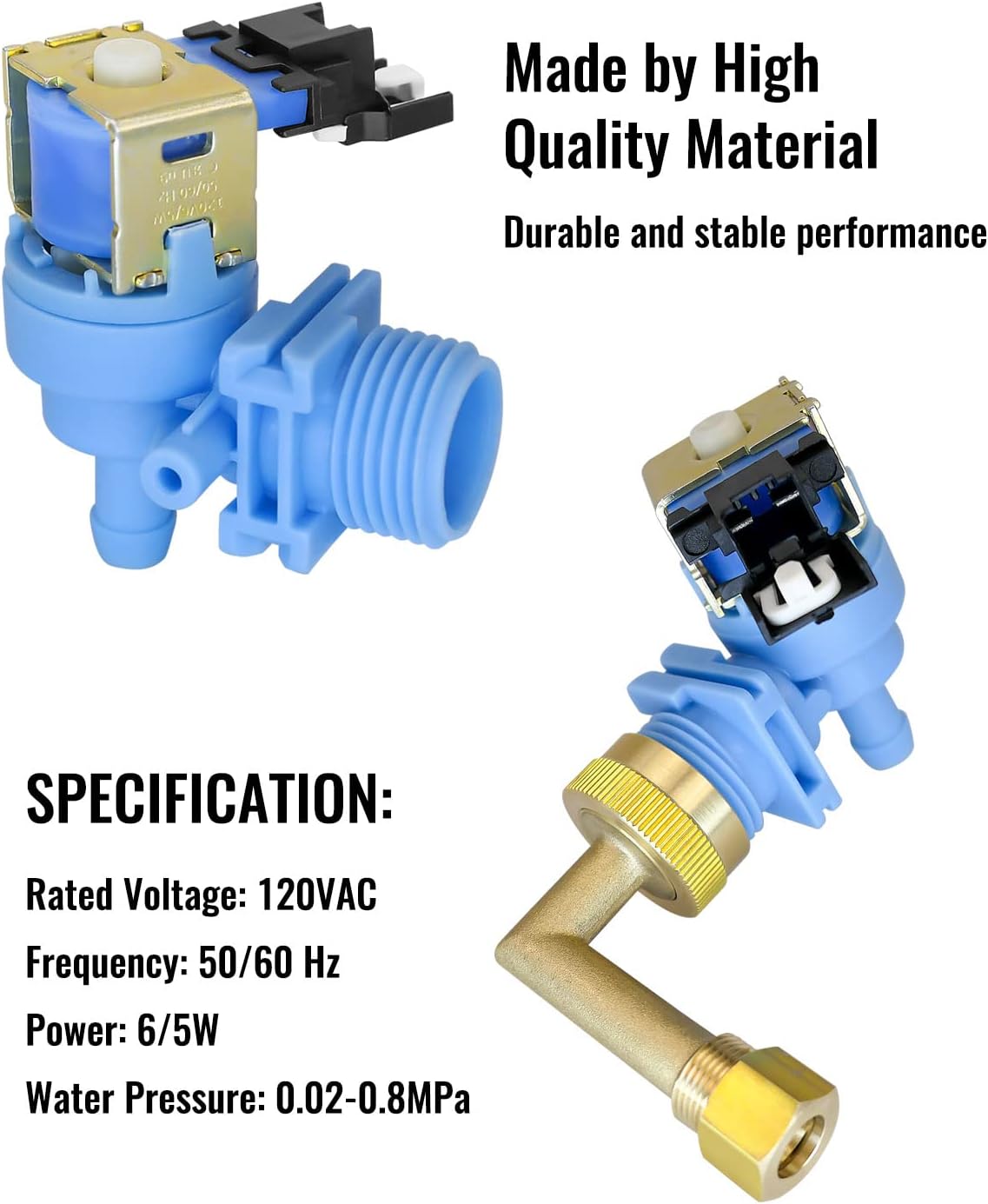 Dishwasher Water Inlet Valve Replace W10648041 W10195048 W11175771