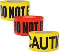 Danger Do Not Enter & Premium Yellow Caution & Do Not Enter Barricade Tape 3 in X 1000 ft. 3 in. Wide for Maximum