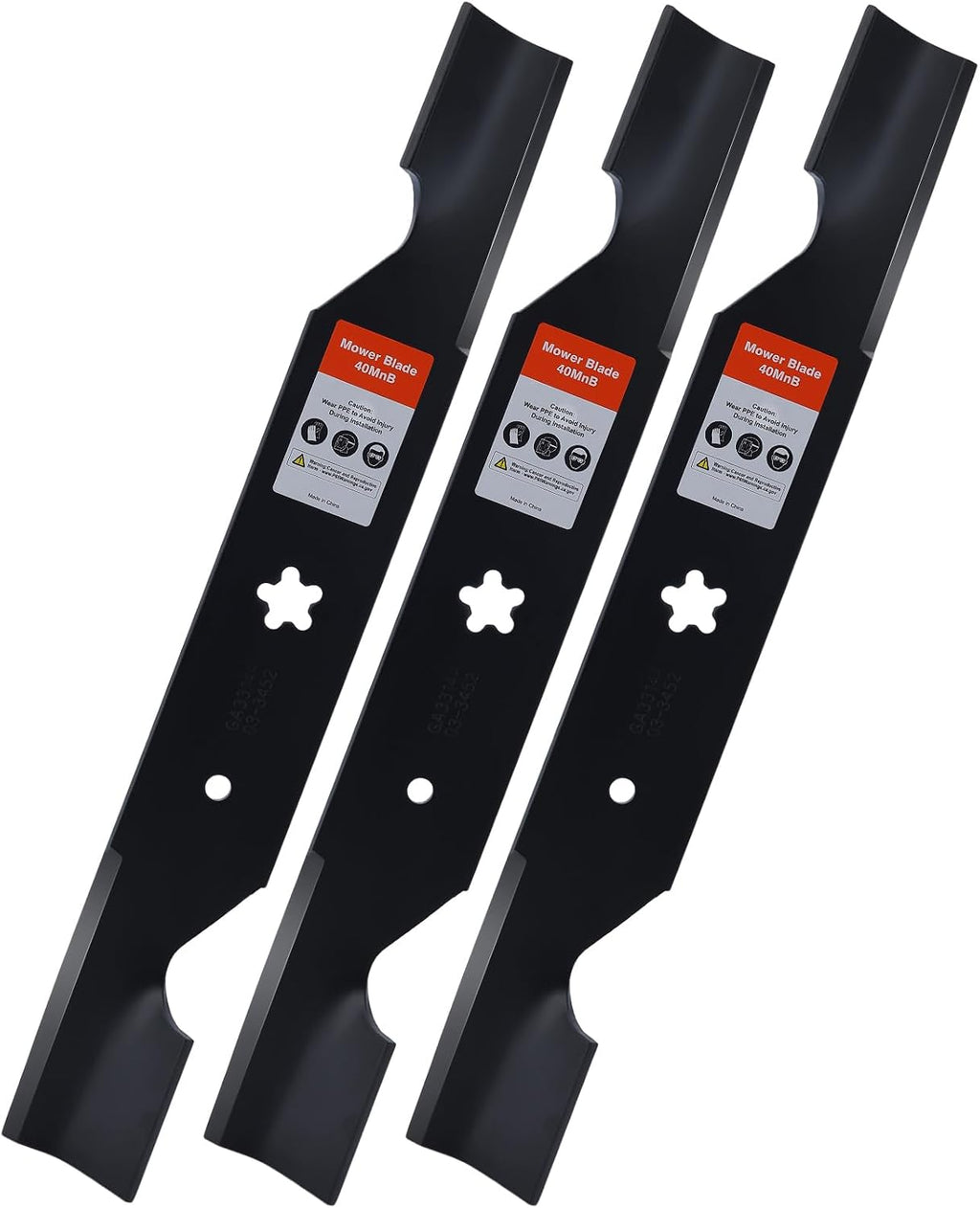 Z254F 54 inch Deck Husqvarna Mower Blades Replacement 532187256 | Fits Z254 MZ54 RZ5424 RZ5426 YTH26V54 YTH24V54