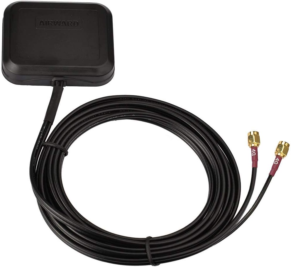 4G LTE Adhesive Magnetic Mount Antenna MIMO SMA Male Antenna | Compatible with 4G LTE Wireless Home CPE Mobile Modem