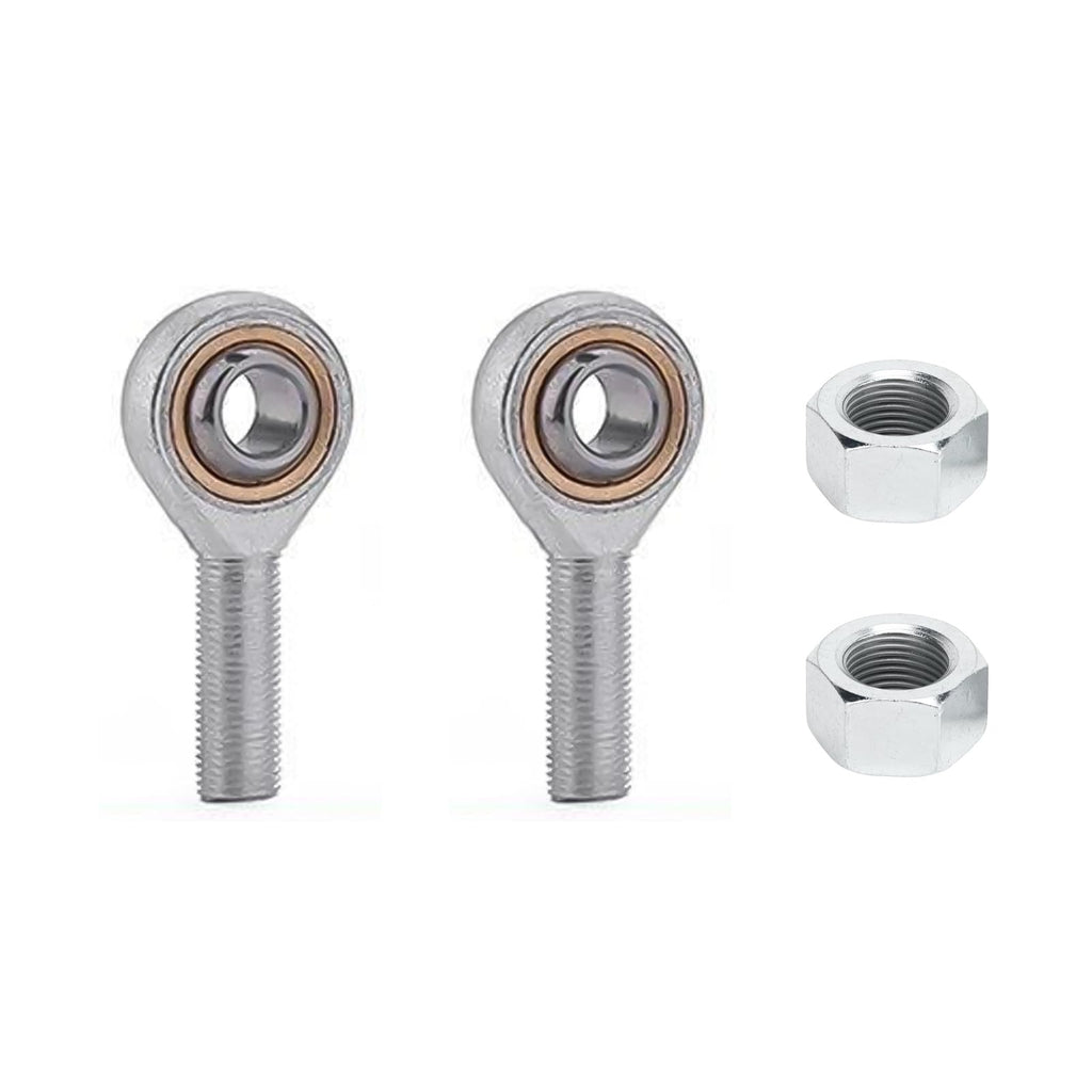 MOUMOUTEN Rod End Bearings, 2PCS SAL35T/K M36*2.0 PTFE Composite Material Male Thread Rod End Joint Bearing Self-Lubricating Heim Joint