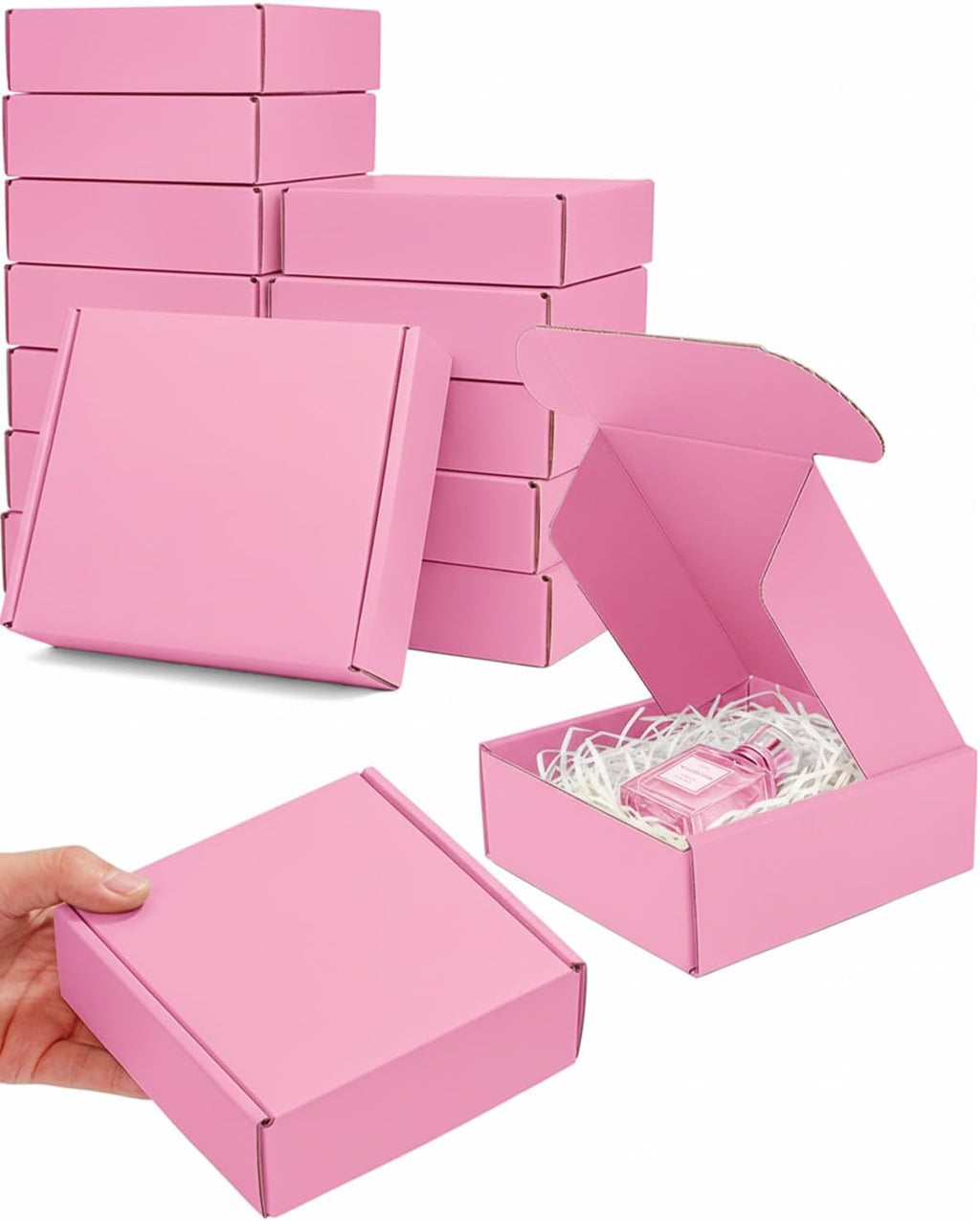 Shipping Boxes, 15 Pack Mailing Boxes Corrugated Cardboard Box Small Cardboard Box For Shipping Packaging Ornament