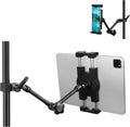 iPad Holder for Microphone Stand/Mic Music Stand,Tablet Mount Compatible with 4.7~12.9" / Nexus/LG G