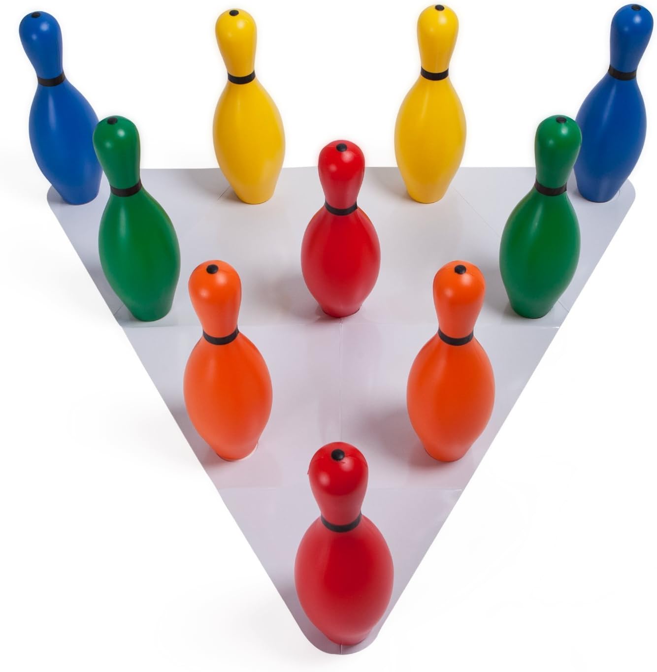 Weighted Plastic Bowling Pin Set