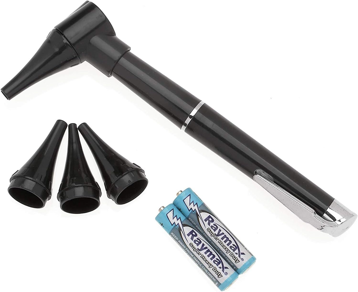 Dual Head Stethoscope w/Snellen Eye Chart, Taylor Percussion Hammer, Otoscope w/Batteries, LED Pupil Gauge Penlight