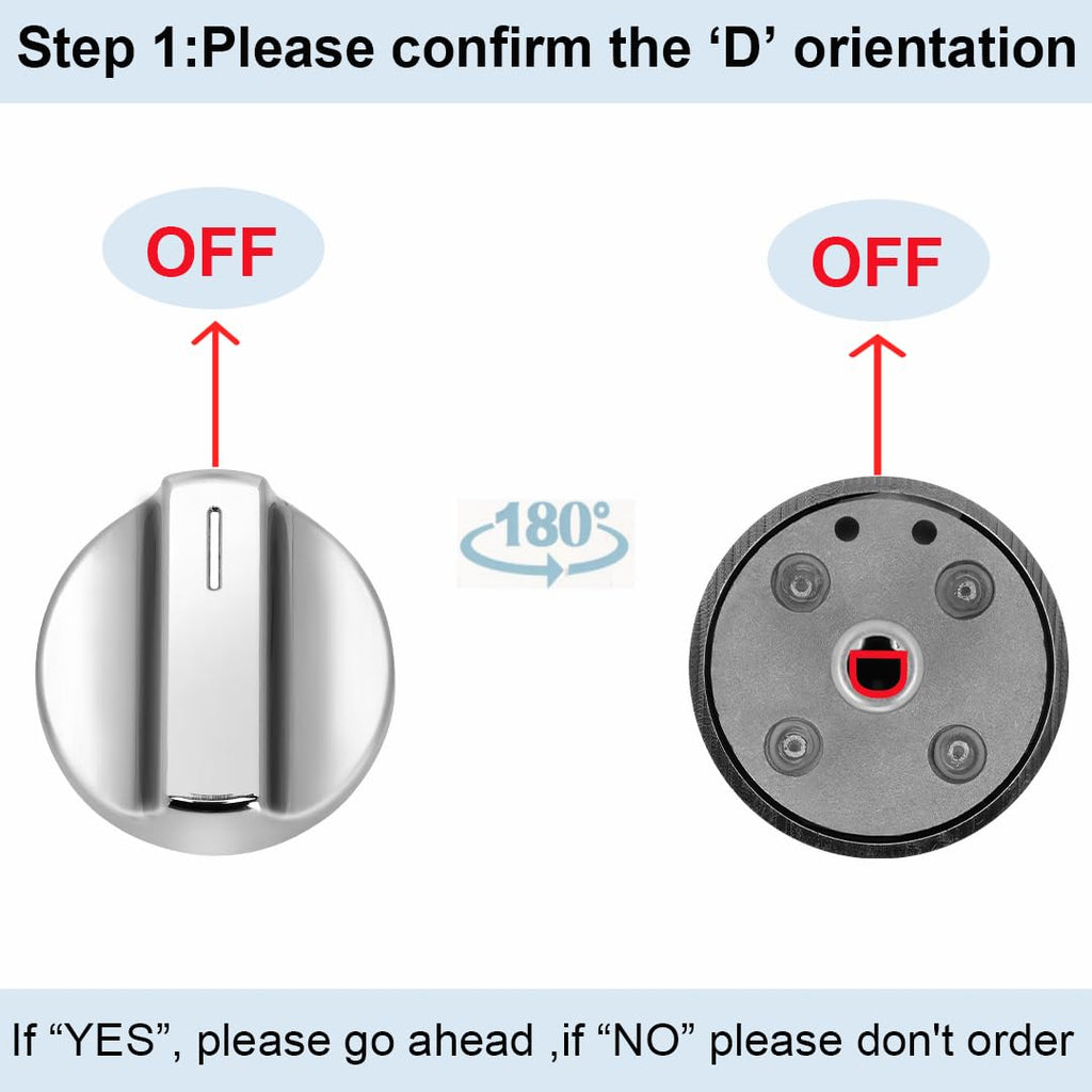 Sieri NX58K9850SS NX58K9850SG Oven Light Knob for Samsung Gas Oven Knobs
