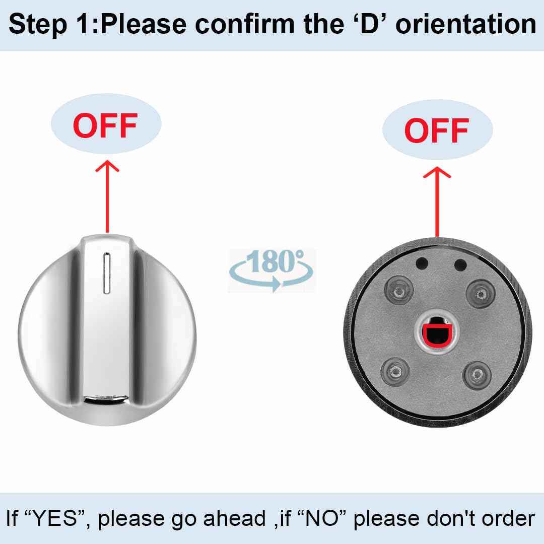 Sieri NX58K9850SS NX58K9850SG Oven Light Knob for Samsung Gas Oven Knobs
