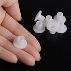 uxcell 12pcs Flanged Sleeve Bearings Plastic Bushings 6mm Bore x 8mm OD x 10mm Length Nylon Bushings, White