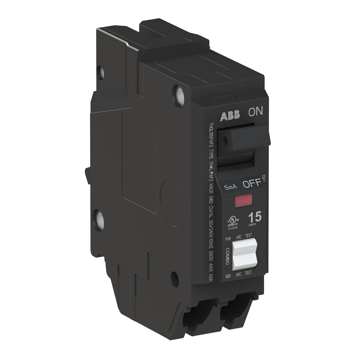 ABB Q-Line THQL1115PAF2 • Arc Fault Circuit Breaker • 15 Amp Single Pole