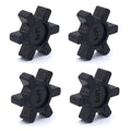 Flexible L075 NBR Rubber Spider Insert Solid Spider Center Inserts Fits for Lovejoy Martin L-Jaw Coupling (4 Pack)