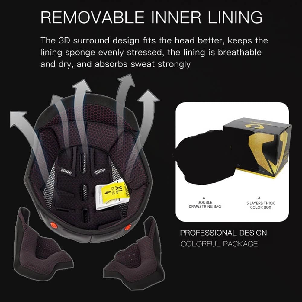 Bluetooth Modular Motorcycle Helmet with Tail DOT/ECE Approved Flip Up Front Helmets Dual Anti-Fog Visors Full Face