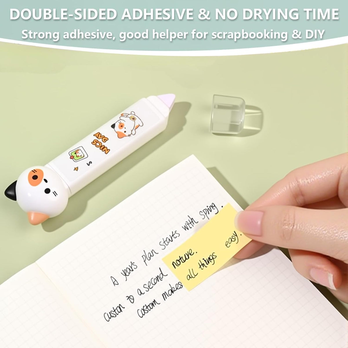 2 in 1 Correction Tape and Double Sided Tape Roller
