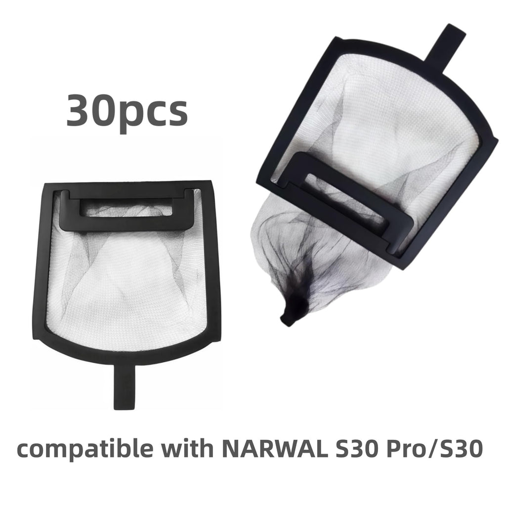30pcs Waste Separation Bags Compatible for NARWAL S30 Pro/S30 Filter Bags