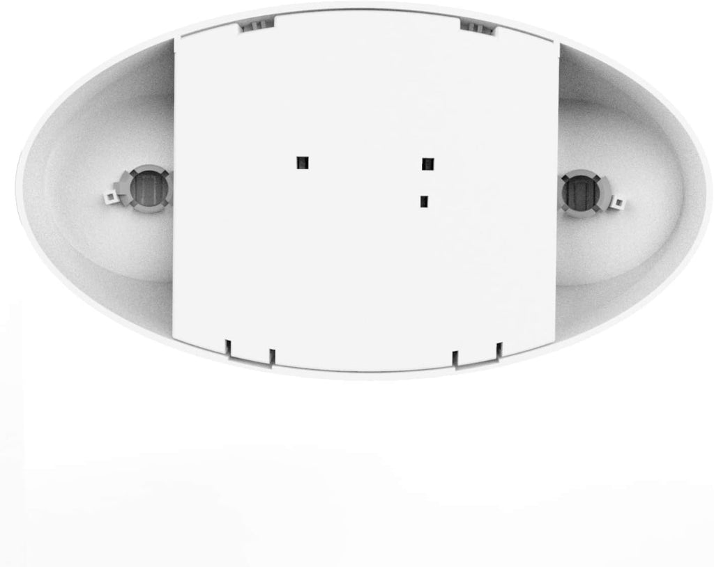 Compass CU2RC Hubbell Lighting LED 2 Head Emergency Light with Remote Capacity, White,Black