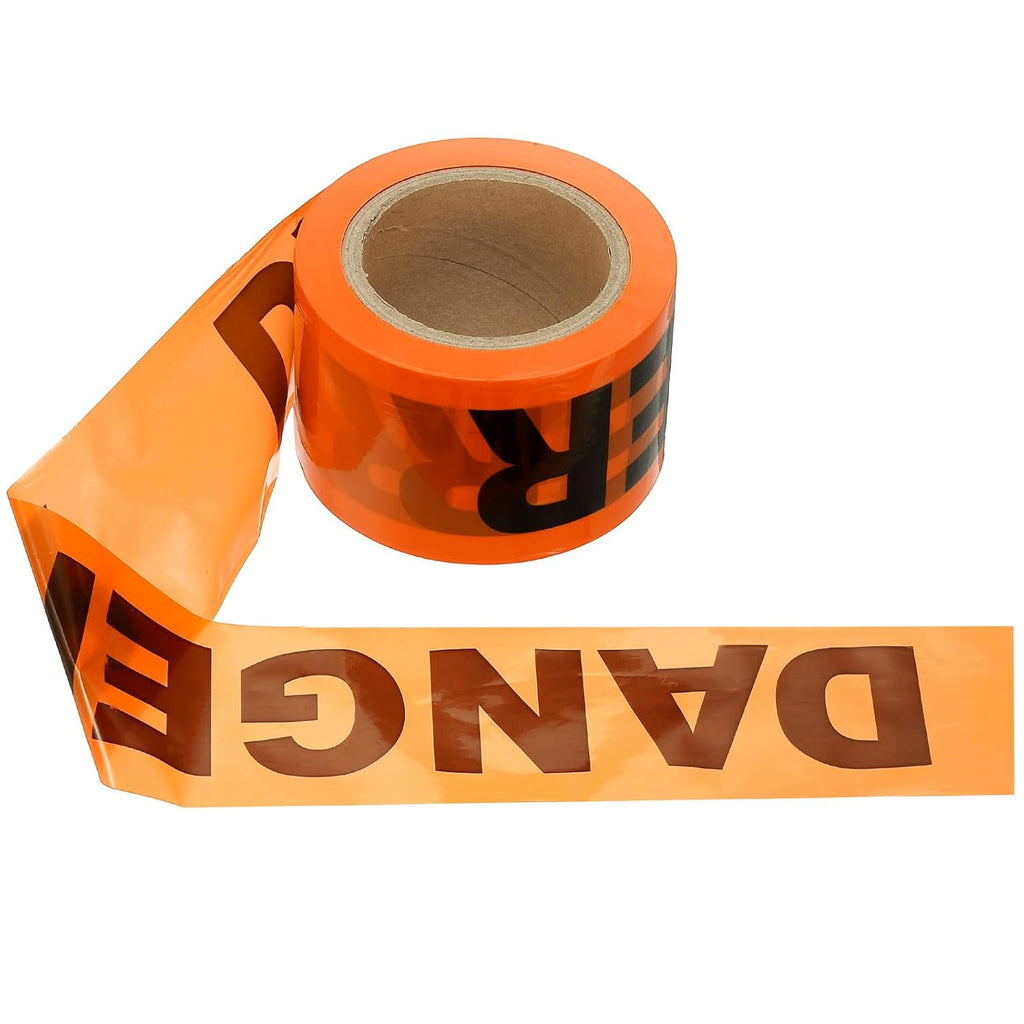 328ft x 3" Warning Tape, High-Visibility PE Floor Marking Roll Caution Tape for Flagging Construction Outdoor