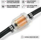 10 Pack 1/4 Inch Inline Fuel Filter Universal Gasoline Filters 1/4" & 5/16"