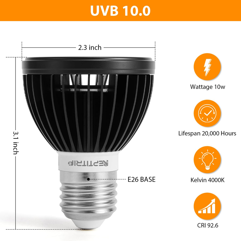 UVB Light for Reptiles UVB Bulb