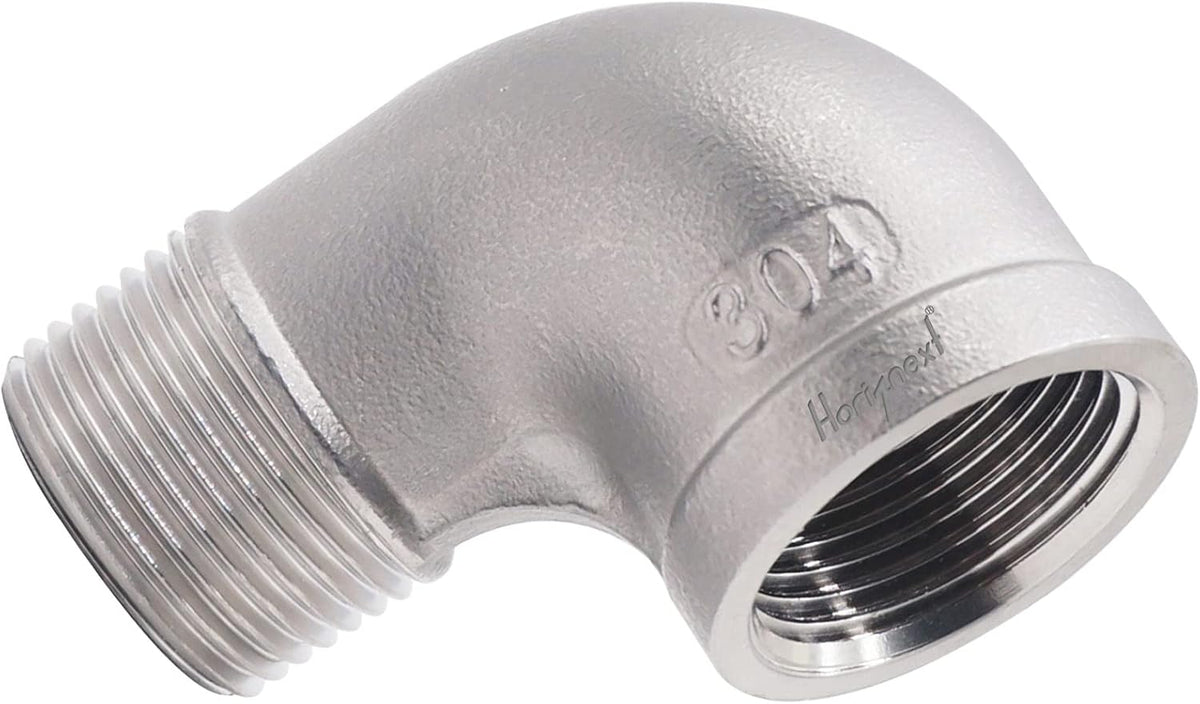 3/4'' NPT Stainless Steel Elbow Fitting, 90 Degree Street Elbow