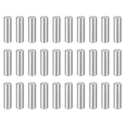 100pcs Dowel Pins M3(3mm) x 10mm 304 Stainless Steel Cylindrical Shelf Support Peg Pin Rod Fasten Elements for Metal