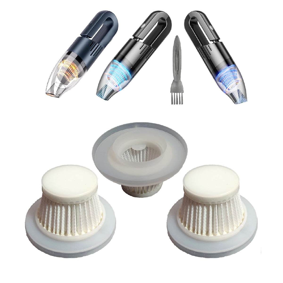 Hepa Filter Replacement compatible with UPFOX/LIPWUS/Absob AB-101 Car Vac