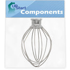 K45WW Wire Whip Replacement for Whirlpool & Kitchenaid Mixers