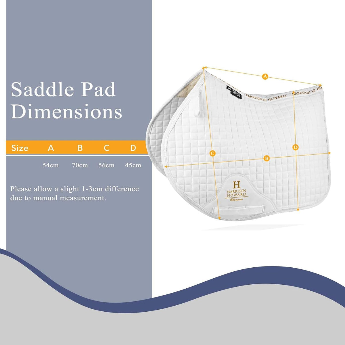 Close Contact Horse Saddle Pad, Jumping Saddle Pad