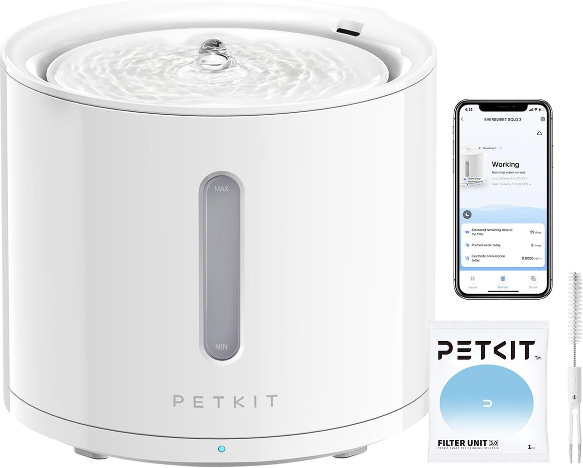 EVERSWEET Solo 2 Cat Water Fountain Ultra Quiet Wireless Pump
