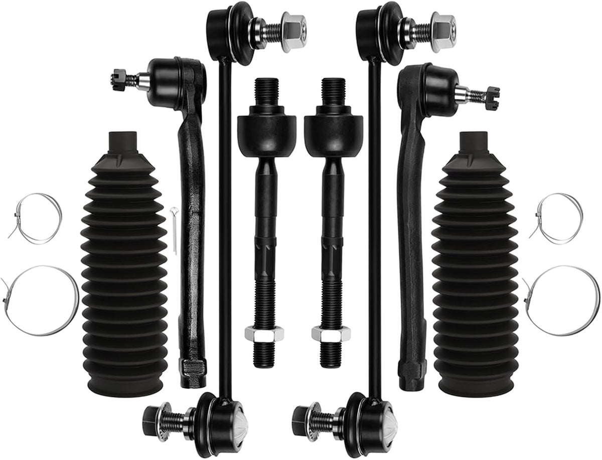 Front Inner Outer Tie Rod End w/Boot Sway Bar for Hyundai, for Kia