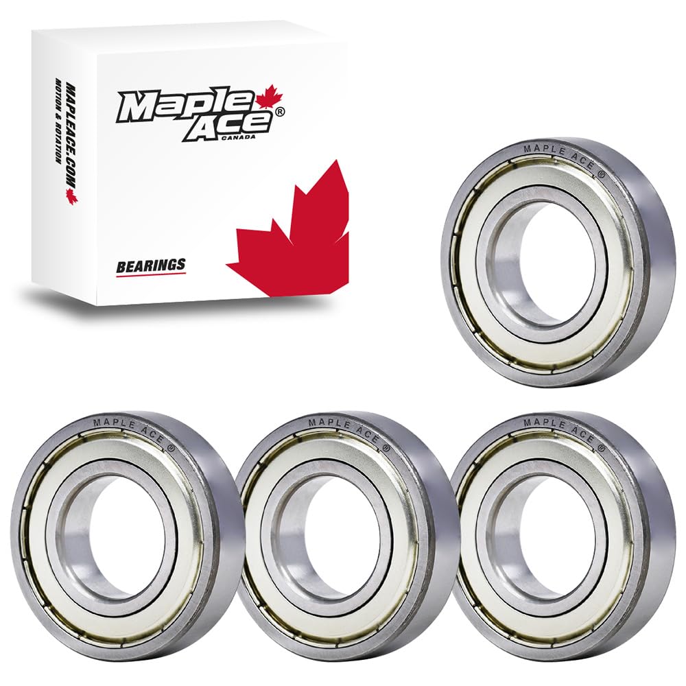 MAPLE ACE 6207-ZZ Ball Bearing 35x72x17mm 6207 ZZ Metal Shielded (Qty 4)