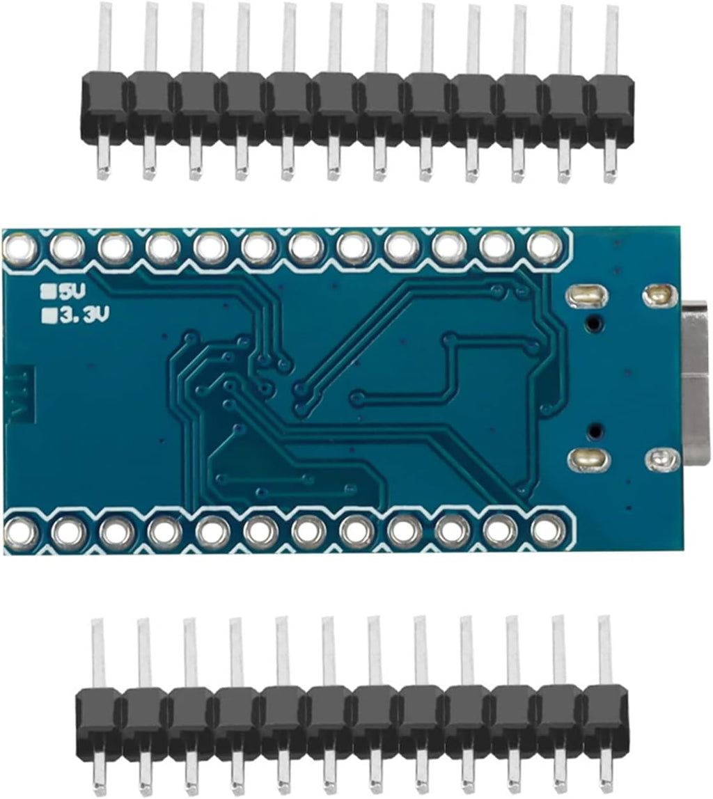 HiLetgo 3pcs Pro Micro ATmega32U4 5V/16MHz Type-C Module with Pin Headers Compitable with Arduino