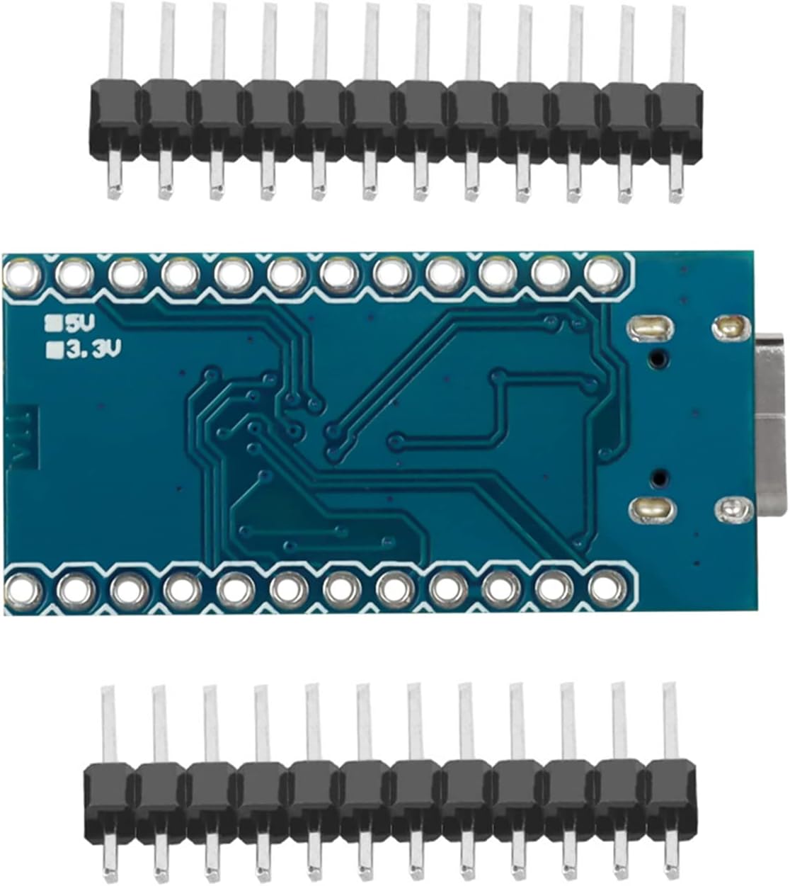 HiLetgo 3pcs Pro Micro ATmega32U4 5V/16MHz Type-C Module with Pin Headers Compitable with Arduino