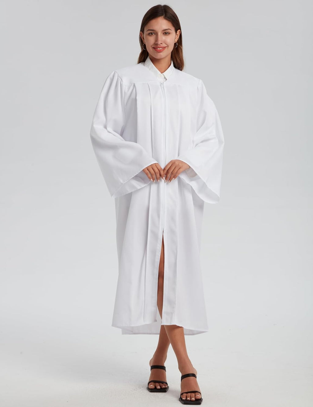 Unisex Matte Choir Robe for Church baptism robes for water baptism,Graduation Gown Judge Pastor Robes