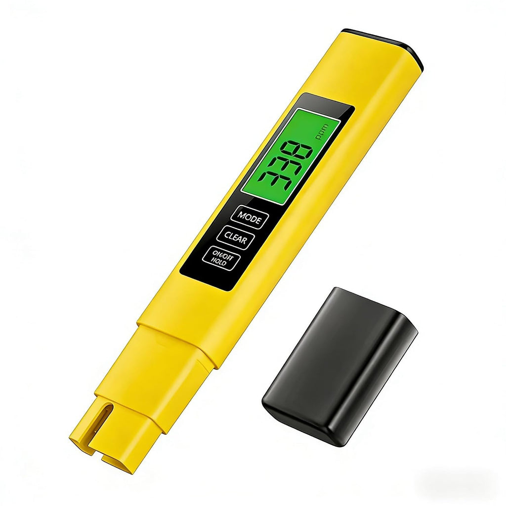3-in-1 TDS Meter, EC/TDS/Temperature (°C/°F)，Water Tester, LCD Display, Drinking Water & Pool Quality