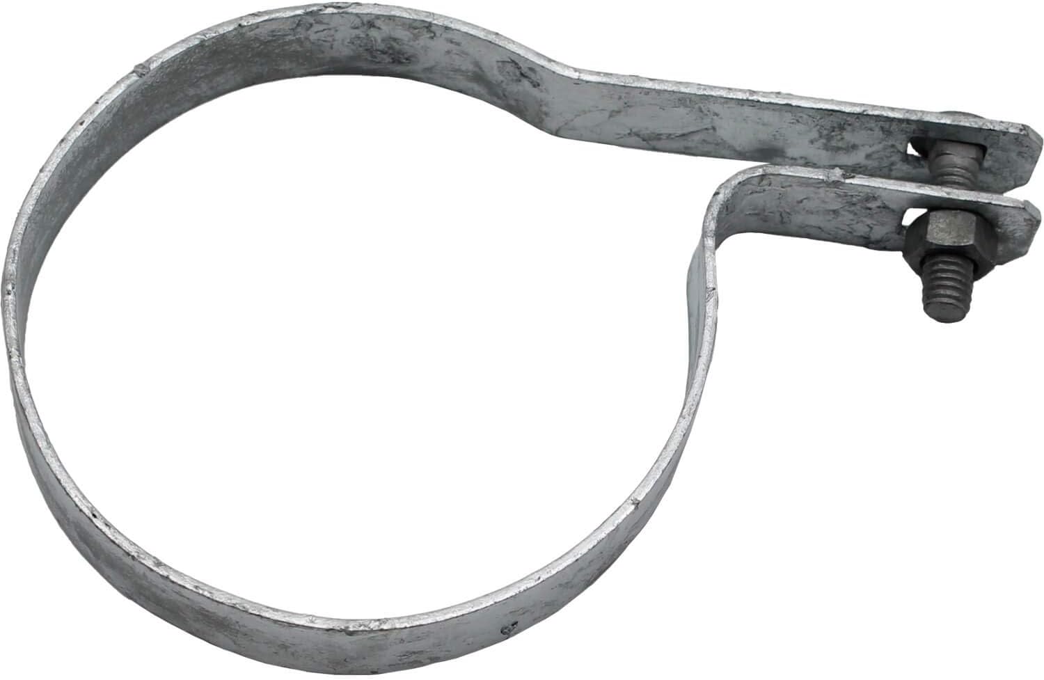 4" Tension Band for Chain Link Fence - Use for 4" Outside Diameter Post/Pipe - Galvanized Chain Link Tension Band