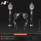 A-Premium Front Inner & Outer Tie Rod End Kit