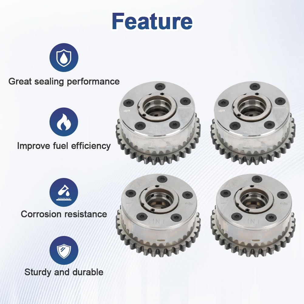 5184369AH 4Pcs Intake & Exhaust Variable Valve Timing (VVT) Sprocket