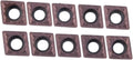 10pcs CCMT060204 Carbide Turning Inserts