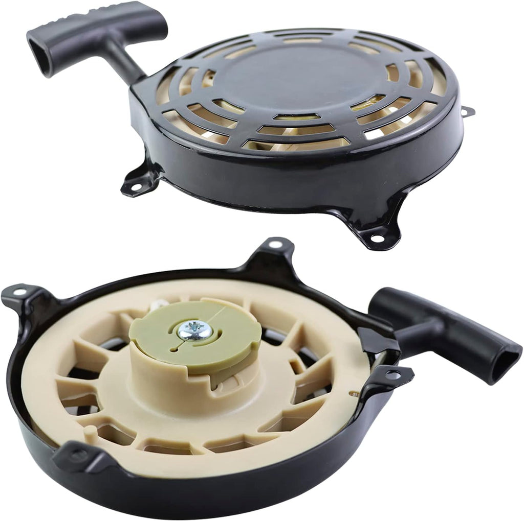 KIKITE 497680 Recoil Starter Compatible with Briggs and Stratton 497680 Pull Start Assembly 498144 Rwind Starter Toro Troy Bilt Tb210 TB230 Lawn Mower Pull Start Replace 190cc 725EX