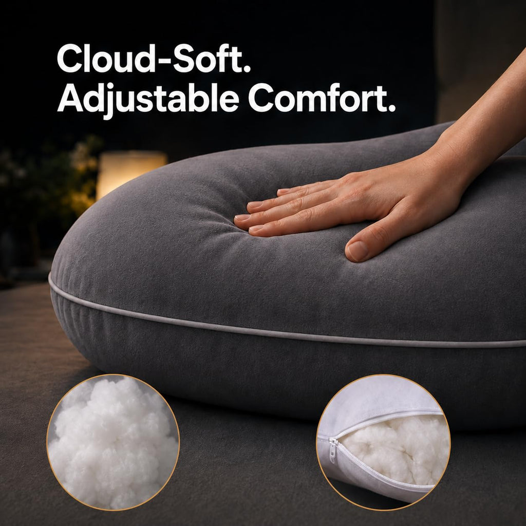 U Shape Pregnancy Pillow - Full Body Maternity Pillow for Sleeping