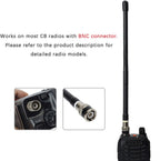 CB Radio Antenna for Handheld CB Radios, 26-29MHz 9.8inches Replacement Antenna with BNC Connector Compatible with
