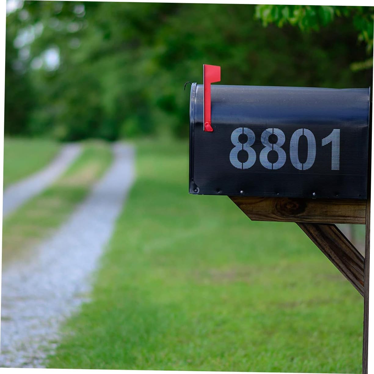 2 Sets Reusable Number Stencils for Painting Mailbox Address and Outdoor Signs Durable DIY Curb Stencil Kit with