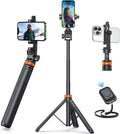 62" Phone Tripod, Tripod for iPhone & Selfie Stick with Remote | Extendable Cell Phone Stand & Ultimate Phone Holder