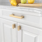 10 Pack 3.75 inch Brushed Brass Kitchen Cabinet Handles