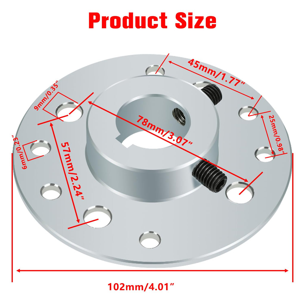GREHUA Go Kart 40/41/420 Chain Sprocket 48 Tooth and Hub with 1" bore 1/4 Keyway Compatible with Predator 212cc 196cc 6.5HP GX160 GX200 Dune Buggy Drift Trike Heavy Duty Go Kart Cart Parts