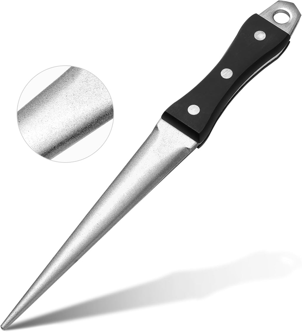 Hoof Knife Sharpener, 10 Inch Farrier Tool Honing Rod for Hoof Knives