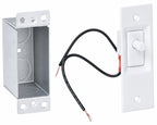Hazlet SQ11302 600-Wat Electrical Door Switch, 125V AC, White