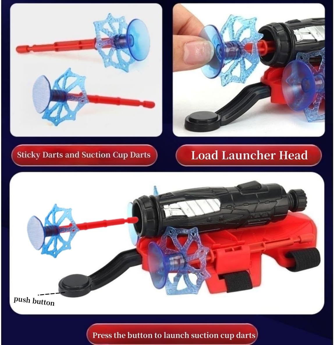 spider toys for boys 4-6 superhero capes for kids and Mask web shooter | Superhero Toy Shooter - Compatible with